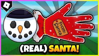 [UPDATED] How To ACTUALLY Get SANTA GLOVE & "It’ll be lonely this Christmas" BADGE in SLAP BATTLES!