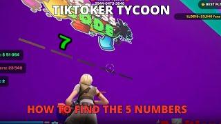 HOW TO FIND THE 5 NUMBERS SECRET ON TIKTOKER TYCOON / ENTER THE ACCES CODE SECRET CODE