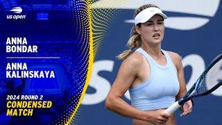 Anna Bondar vs. Anna Kalinskaya Full Match | 2024 US Open Round 2