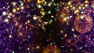 colorful christmas confetti happy birthday celebration background