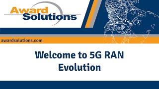 Welcome to 5G RAN Evolution | 5G Training Course | Award Solutions