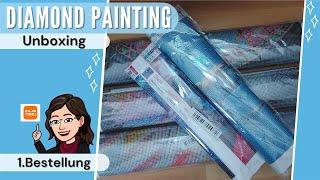 [Unboxing]   Temu  1. Bestellung  Diamond Painting Wie gut sind die Bilder?