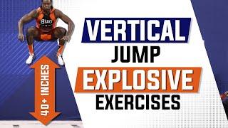 My Top 4 Explosive Exercises For Vertical Jump | Athlete Jump Workout