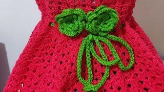 Vestido a crochet para licuadora