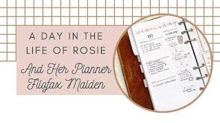 A Day in the Life of Rosie and Her Planner - Filofax Malden