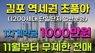 김포북변우미린 파크리브 선착순동호지정(7월12일 오픈)