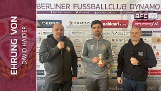 BFC-TV: David Haider - Kämpferherz - Ehrung vom Sonderzug für 100 Pflichtspiele