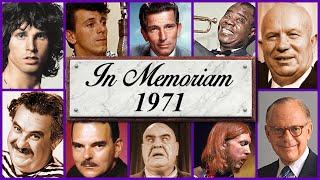 In Memoriam 1971: Famous Faces We Lost in 1971