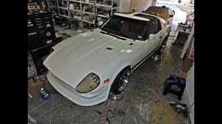 Slownrusty's 1983 Datsun 280ZX Turbo:  Carbon Fiber Hood Install - Part 2