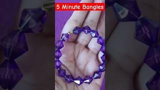 5 Minutes Craft | DIY Bracelet in 5 Minutes for Beginners | Make Bracelet using Crystal Beads & Wire