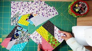 New patchwork trick for beginners | Easy sewing technique