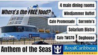 ALL your INCLUDED food - Anthem of the Seas