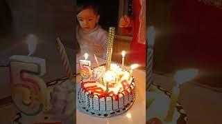 birthday cake cutting ceremony  | #happybirthday #cutebaby #shorts