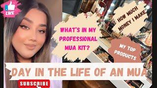 A Day In The Life Of A MUA || What’s In My Professional Makeup Kit 