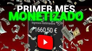 ¿Cuánto he ganado en mi primer mes monetizando YouTube?