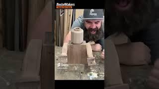 Massive Wooden LEGO Man Build | Bourbon Moth Woodworking