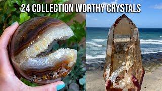 24 Collection Worthy Crystals  