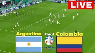 LIVE : ARGENTINA vs COLOMBIA I COPA AMERICA 2024 FINAL MATCH FULL LIVE STREAMING I eFOOTBALL PES 21