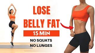 15 MIN STANDING ABS WORKOUT to Lose Belly Fat - No Squats, No Lunges