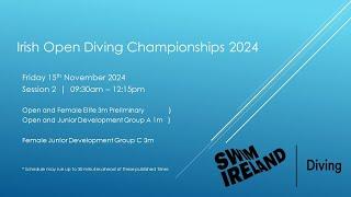 Swim Ireland Open Diving Championships 2024 - Session 2