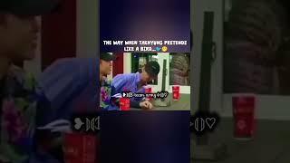 Taehyung pretends like a Bird #taehyung#tea#thv#winterbear#bts#pretends#like#bird#funnyshorts#shorts