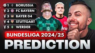 Meine Bundesliga Saison Prognose 2024/2025 