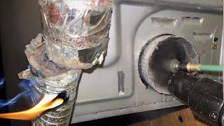 Extremely Dirty Vent Cleaning at Salon!