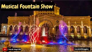 Watch singing and dancing musical fountain at Republic Square , Yerevan #armenia #armeniancity