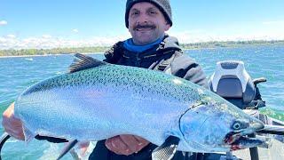 Great Lakes SPRING King Salmon Fishing -  Lake Michigan Salmon Fishing 2021