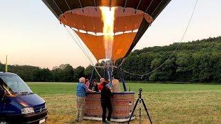 Heißluftballon Aufbau & Start + Landung & Abbau // 2018