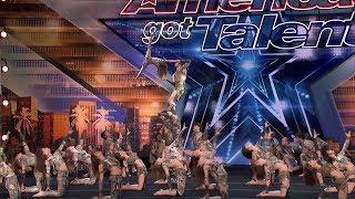 ZURCORAH Aerial Dance Group GOLDEN BUZZER America's Got Talent 2018