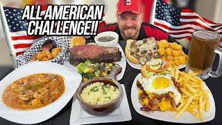 Donkeys' 7lb All American Food Challenge w/ Prime Rib, Burger, and Cheesesteak!!