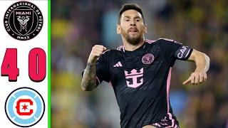 Messi Hattric Freekick Inter Miami VS Chigago 4\0 & American Leagua & All Goals Hilghilghts 2024HD