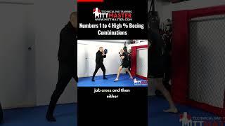 Combos 1 to 4 of High Percentage Boxing Combination