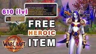 How to get an EASY 610 ilvl Heroic Item this week ► WOW: The War Within