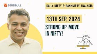 NIFTY and BANKNIFTY Analysis for tomorrow 13 September