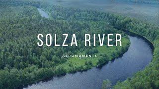 Solza river ️ AeroMoments  Река Солза (Архангельская область, побережье Белого моря)