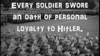 GCSE History: Wehrmacht swear 'Oath of Loyalty' to Hitler (good footage)