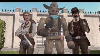 Red Wood Revolver (All Cutscenes) Video Game Movie (Red Dead Revolver) The Full Story of Manny Quinn