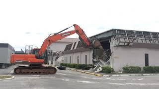 Demolition to the News Herald has started