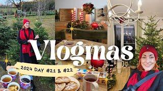 Vlogmas 2024 Day 21 & 22  Weihnachtstraditionen, Weihnachtsbaum holen, Waffeln & vierter Advent