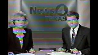 KDFW TV News 4 Texas at 6 Dallas September 4, 1992