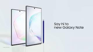 Say hi to the new Galaxy Note10 | Note10+