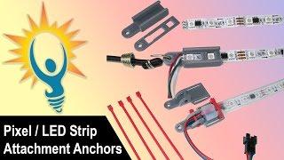 Living Light Shows Pixel Strip Anchors Demonstration