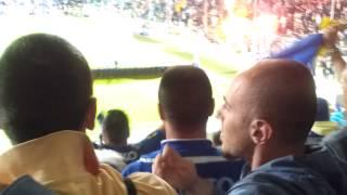 Slovakia - Bosnia 1 - 2, Izet Hajrovic amazing goal, Bosnian fans go mad!