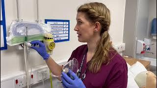 Oxygen therapy: How to apply a non-rebreathe mask