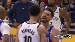 Things Get Heated Between Ben Simmons and Georges Niang 