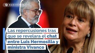 Las repercusiones tras que se revelara el chat entre Hermosilla y Vivanco