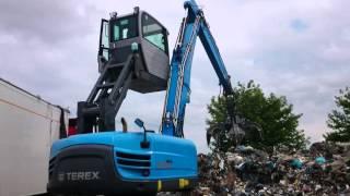 TEREX - FUCHS MHL 250 E - przeładunek 150 t/h odpadów !!!