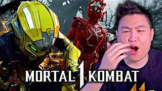 MORTAL KOMBAT 1 - OFFICIAL CYRAX GAMEPLAY & STORY TRAILER!! [REACTION]